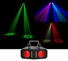 2  Chauvet Dj Duo Moon Moonflower strobe Sound-activated Effect Lights clamp bag