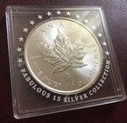 Canada 2017 Maple Leaf Fabulous Collection F15 Privy Mark 1 Oz  999 Silver Coin