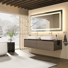 48   Upscale Rectangle Led Bathroom Vanity Mirror Memory Function Smart Switch