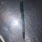Luxury Waterman Hemisphere Ballpoint Pen  Green Marble   Gold Trim