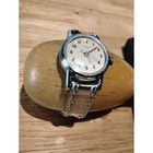 Vtg Timex Women s Watch Silver Tone Expansion Band Small Round Face Parts
