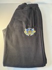 Adidas Originals Joggers Black Men   s L Trefoil Crest Logo Fleece Nwt 