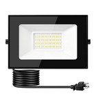 20w-100w Watt Led Flood Light Outdoor Security Garden Yard Spotlight Lamp 110v