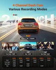 Vantrue N5s 4 Channel 360   Dash Cam Front Rear Cabin 2 7k Starvis 2 Night Vision