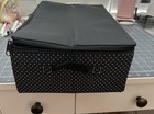 Creative Memories Black   White Dots Tool Case -decorative Storage-new 