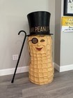 Vintage 1960s Planters Mr  Peanut Advertising Mascot Costume Display W  Cane