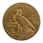 1909  2 5 Gold Us Pre33 Indian Coin