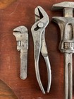 Lot Of 7 Antique Wrenches And Other Tools