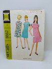 Vintage Mccall   s 8662 Sewing Pattern Misses Dress Size 14 Bust 34 1960s