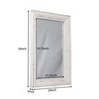 Large Vintage Mirrors For Wall 24 X 36 Inches  Hanging Rustic Distressed Whit   