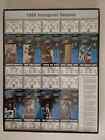 Rare 1995 Full Unused Ticket Sheet Carolina Panthers Inaugural Season - Framed