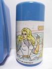 Vtg 1980 s Princess Of Power She-ra Lunch Box Thermos Blue Blank Motu  Nice