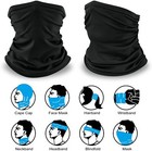 Face Mask Bandana Neck Gaiter Headband Scarf Reusable Breathable Uv Sun Shield