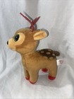 Ty Beanie Baby  tinsel  The Reindeer 6    Plush With Glitter Eyes 2017