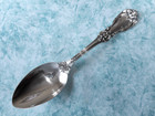 Burgundy By Reed   Barton Sterling Silver Serving Spoon 8 25     94grams