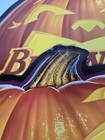 Lot Of 4 Budweiser Bud Light Vintage Halloween Pumpkin Beer Sign Paper  1994