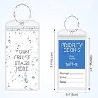 Cruise Luggage Tag Holders Carnival Luggage Tags With Loops Clear Luggage