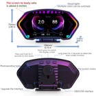 Obd Gps Digital Car Speedometer Head Up Display Gauge Turbo Rpm Alarm