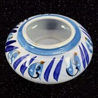 Hand Made Tonala Talavera Mexico Folk Art Pottery Covered Dish Trinket With Lid