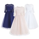 Baby Girls Lace Princess Flower Dresses Party Wedding Bridesmaid Girl Dress Gown