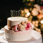 Twisty Birthday Candles 12 Pcs Gold Birthday Candles For Cake Spiral Cake Can   