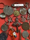 Junk Drawer U s  Coins   More Cull Lot Holed Keychain Drilled Domed Estate Sale
