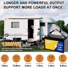 New 12v 100ah Lifepo4 Lithium Battery 8000  Deep Cycle Bms For Solar Rv Off-grid