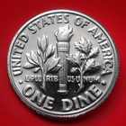 1963-p Roosevelt Dime 90  Silver Proof Us Coin    Fast Shipping