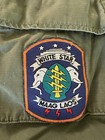 Vietnam War Special Forces Airborne Tropical Poplin 107 Jacket Patches Pins Sz M