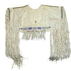 Native American Buckskin Beaded Frindge Eagle Motif Dress Top Pow Wow Regalia