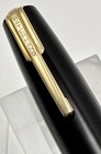 Small Black Waterman Junior Fountain Pen Cap Part Only Gold Trim Nice Condition