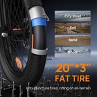 20  3 0 Fat Tire Electric Bike For Adult 1000w 48v 13ah Battery Mountain Ebike