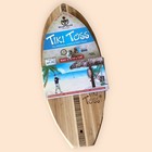 Tiki Toss Hook   Ring Game New Natural Wood Bamboo Surfboard Coastal Summer Game