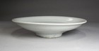 A Very Fine rare Korean Early Joseon White Glazed Dish-16th C 