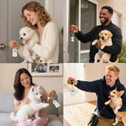 4 Pack Dog Hair Keychain   Set For Pet - Keepsake Bottle To Preserve Fur   Memor