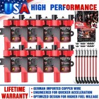 High Output Performance Ignition Coils 8packs   Plug Wires For Gm Lq4 Lq9 Ls Ls1