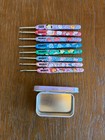 New  Tin And Hook Set - Bt21 Woobles Crochet Hooks And Tin Only - Never Used