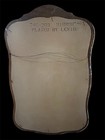 1970s Large French Provincial Hanging Mirror Lenoir White Wood Frame 44  X 27 5 