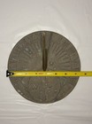 Vintage Solid Metal Sundial Heavy Rustic Garden Decor 7 5   