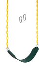New Bounce Swing Seat - Heavy Duty Rust-proof Chain - Set Of 2 - Green