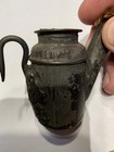 Antique Dunlap s   Chrome Miners Teapot Lamps-coal Mining- Miners Helmet