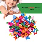 100 Pcs Painted Wooden Letters Alphabet Wall Letter Decoration For Home Party