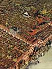 Bird s Eye View 1885 New Orleans Louisiana Vintage Style City Map - 24x36
