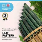 Peruvian Panpipes Featuring Leaf Pattern