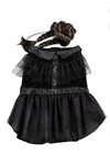 Vibrant Life Gothic Chic Girl Pet Costume  New -goth Dress   Wig 2pc Dog  S-xs