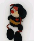 Vtg Russ Berrie Bangles Plush Bee Toy Dangly Legs 2000s Collectible