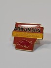 Arkansas Travel Souvenir Lapel Pin Map Shape Land Of Opportunity Razorback