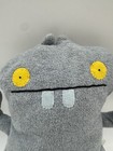 Vintage Ugly Doll Gray Babo 12    Plush Stuffed Animal Monster 2004 Sewn Face