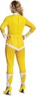 Disguise Women s Yellow Ranger Adult Costume  Large 12-14