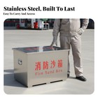 Stainless Steel Fire Sand Box Heavy Duty For Flood Control